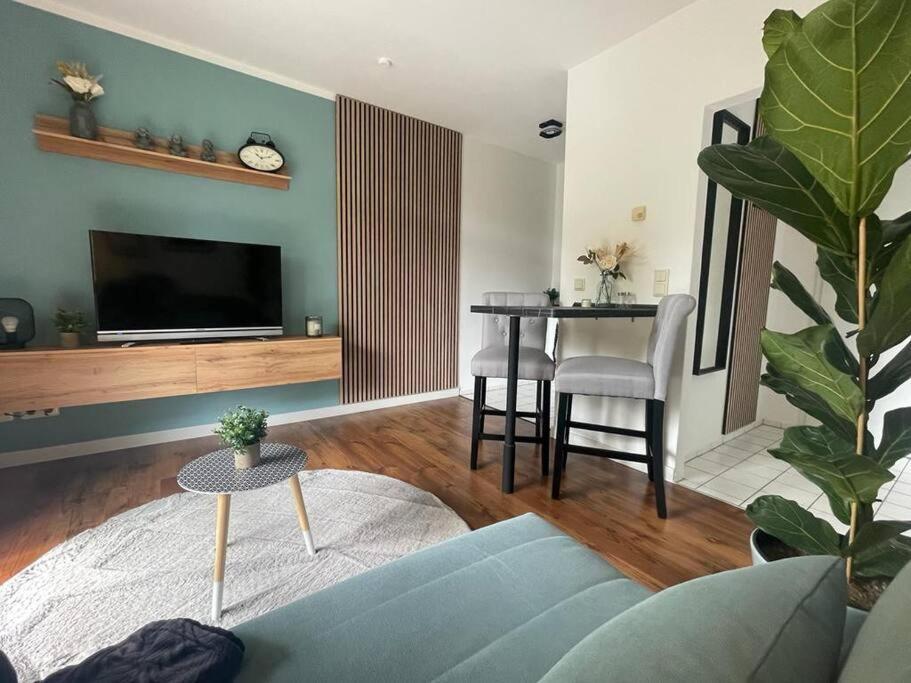 Modernes Apartment In Chemnitz Buitenkant foto